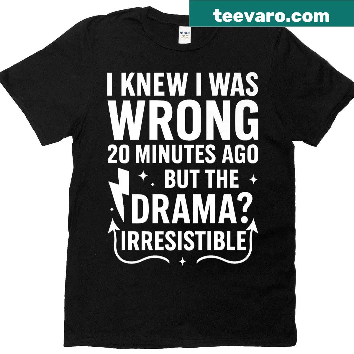 Sarcastic T-shirt featuring a phrase about arguments — on a men's t-shirt