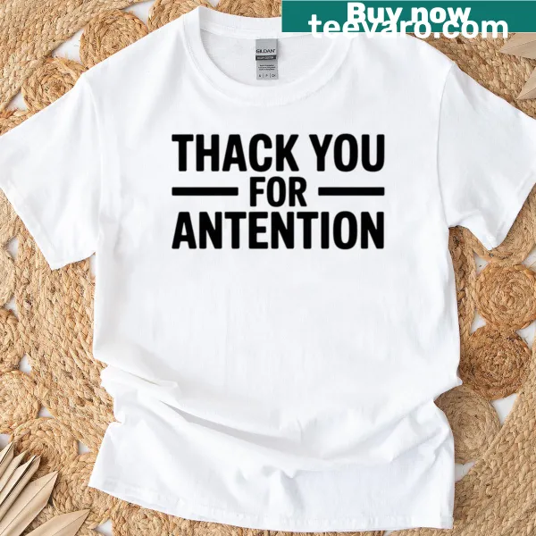 Humorous t-shirt with a quirky typo design