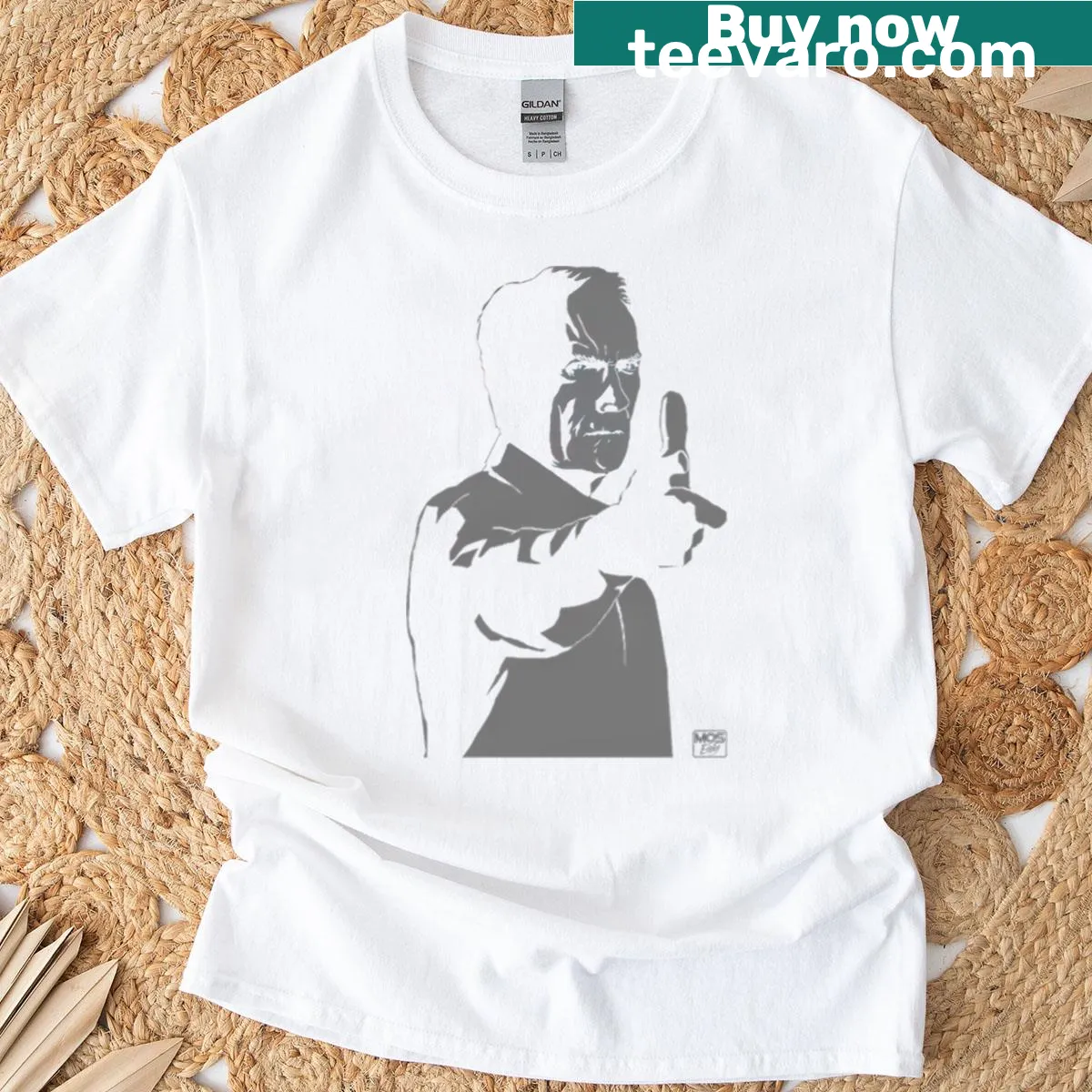 Graphic illustration of a classic Gran Torino car — on a men's t-shirt