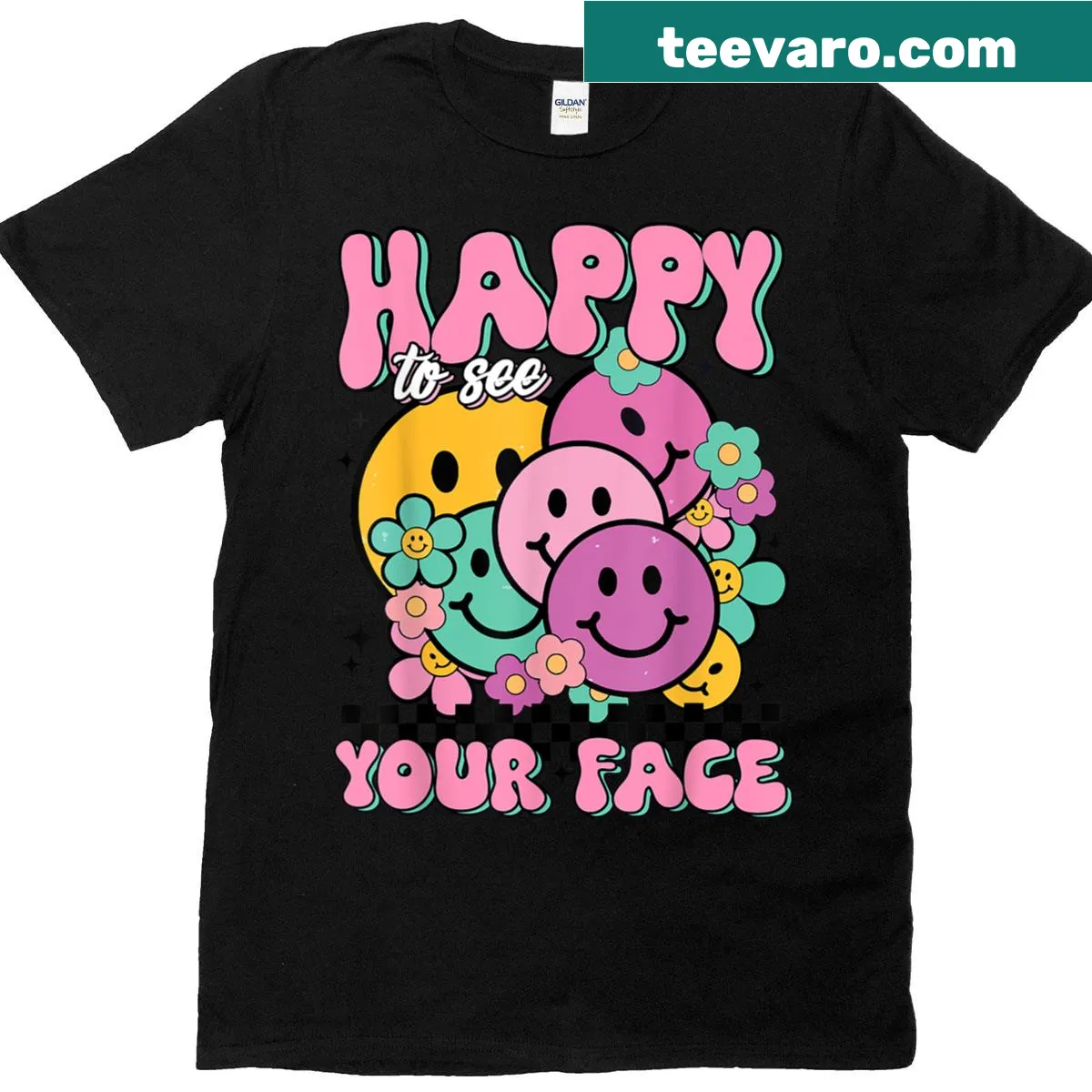 Wholesome typography t-shirt for teachers welcoming students — on a men's t-shirt