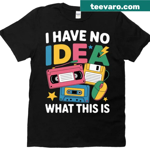 Kids t-shirt with the humorous phrase 'I Have No Idea What This Is'