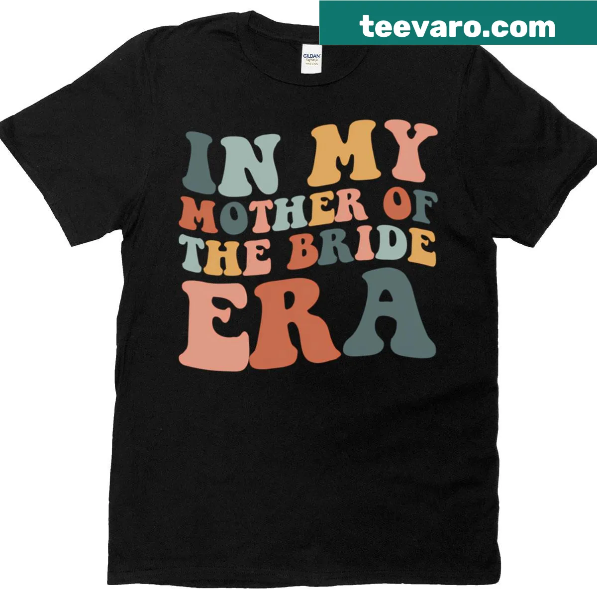 Mother of the Bride humorous T-shirt with playful text — on a men's t-shirt