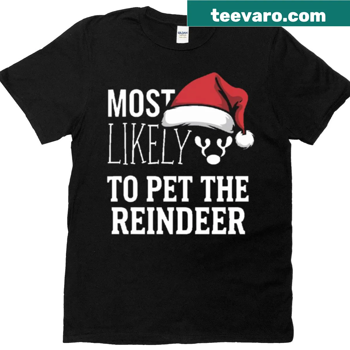 Christmas humor T-shirt with a cheeky and inappropriate phrase — on a men's t-shirt