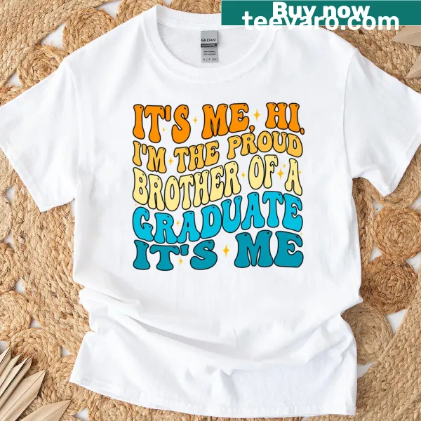 T-shirt proclaiming pride as a brother of a Class 2024 graduate