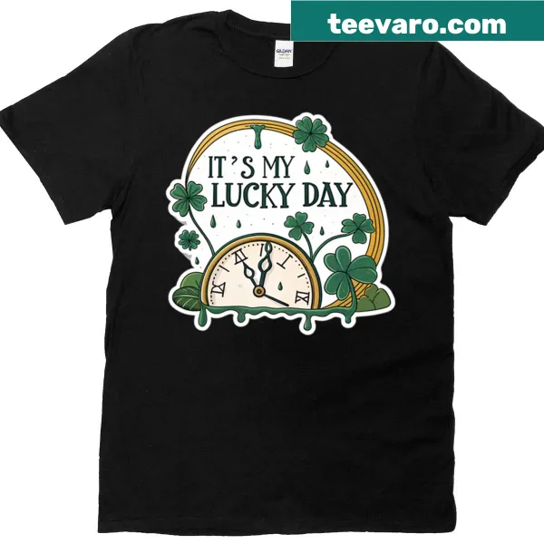 Cheerful t-shirt with the phrase It's My Lucky Day