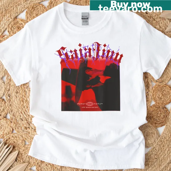 Captivating K-pop Hunter graphic t-shirt with imaginative design