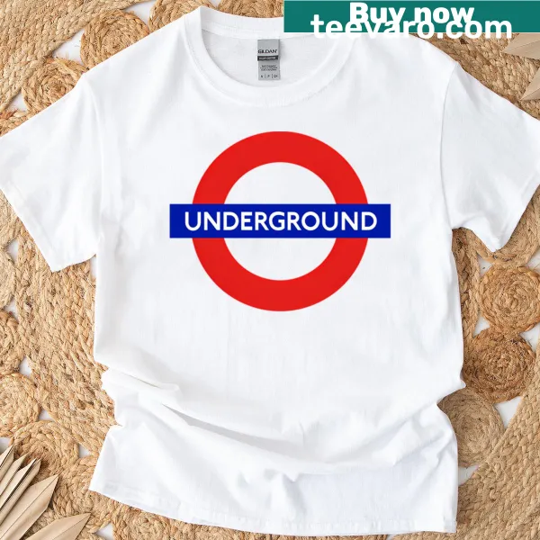 London Underground T-shirt with Tube graphic and text