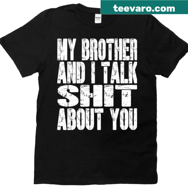 Oversized t-shirt about talking jokingly about others