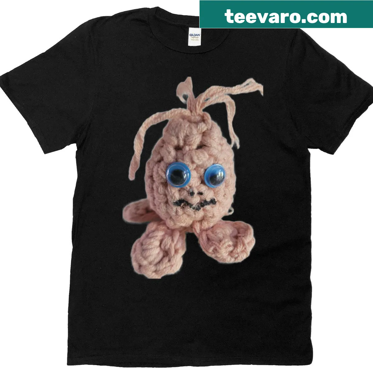 Oversized T-shirt featuring a whimsical octopus design — on a men's t-shirt