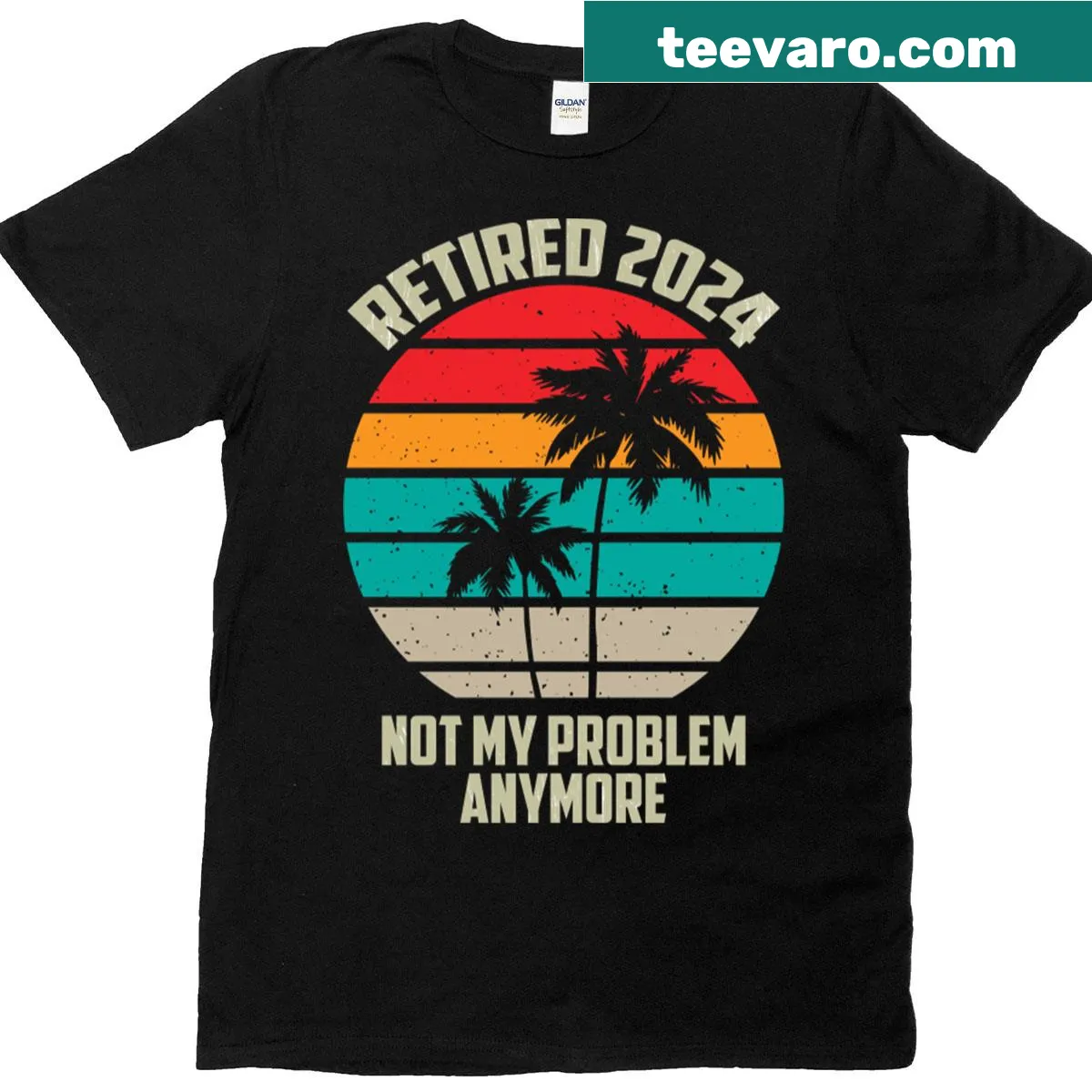 Funny t-shirt about retirement with humorous text — on a men's t-shirt