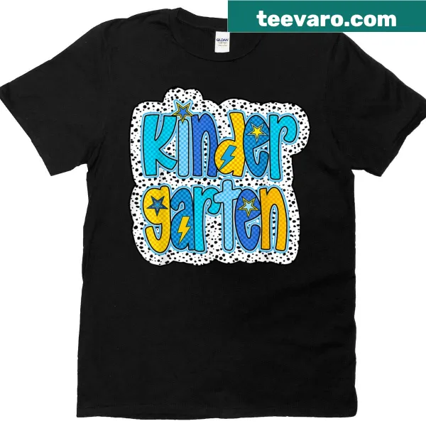 Retro Kindergarten T-shirt for boys with playful graphic