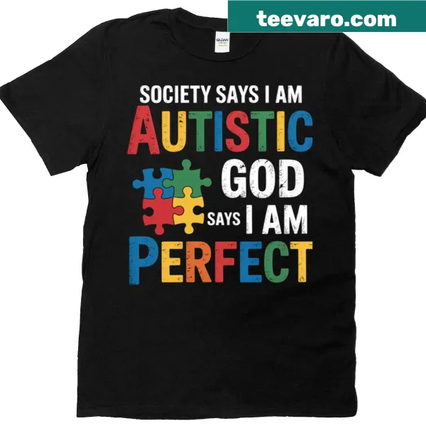 T-shirt featuring an autism awareness message for Autism Month