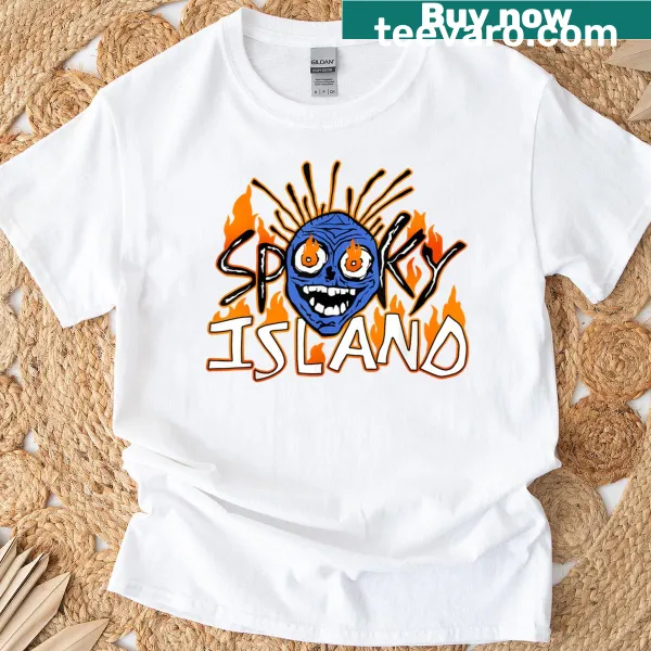 T-shirt with a spooky skull design for Halloween
