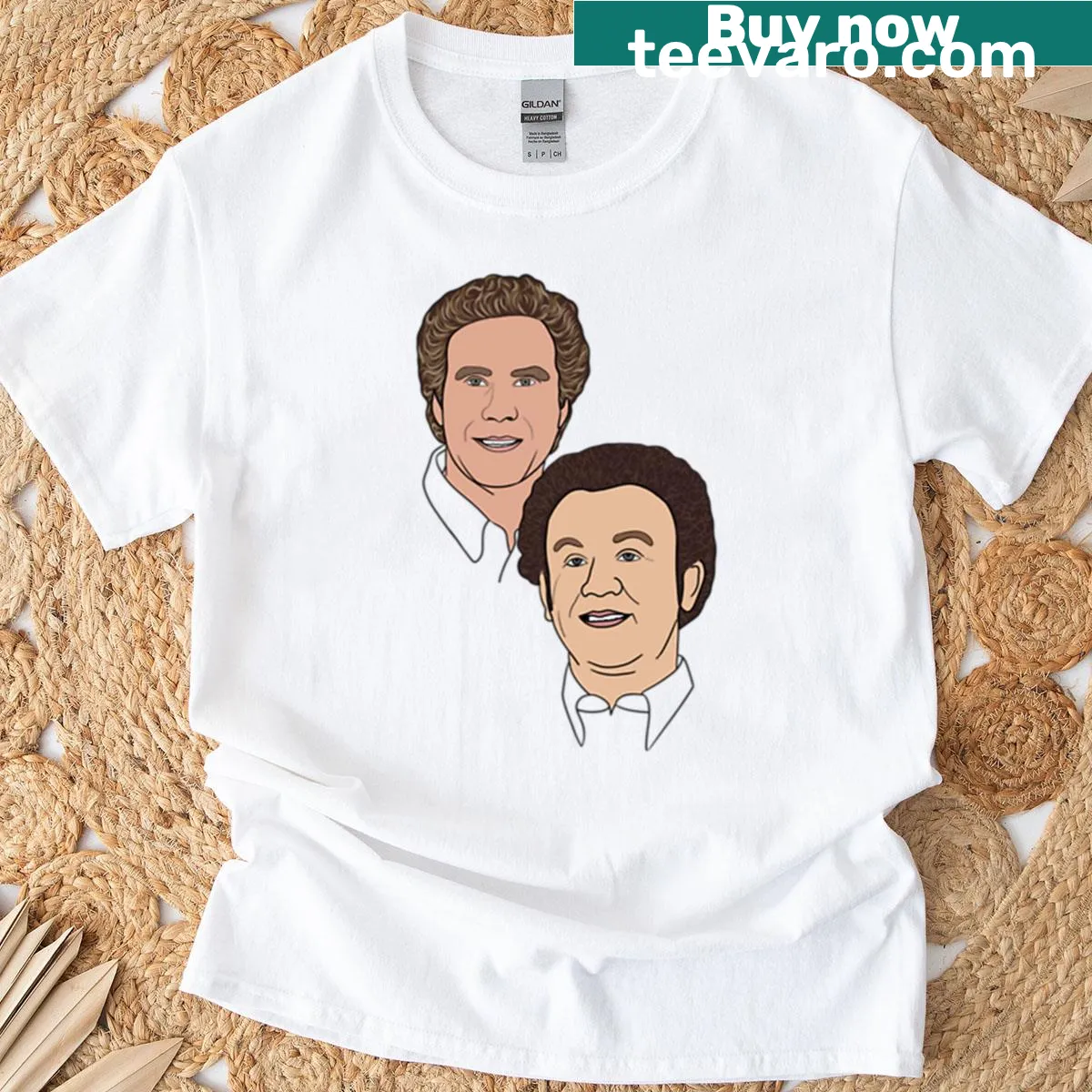 Art print t-shirt of Dale Brennan from Step Brothers movie — on a men's t-shirt