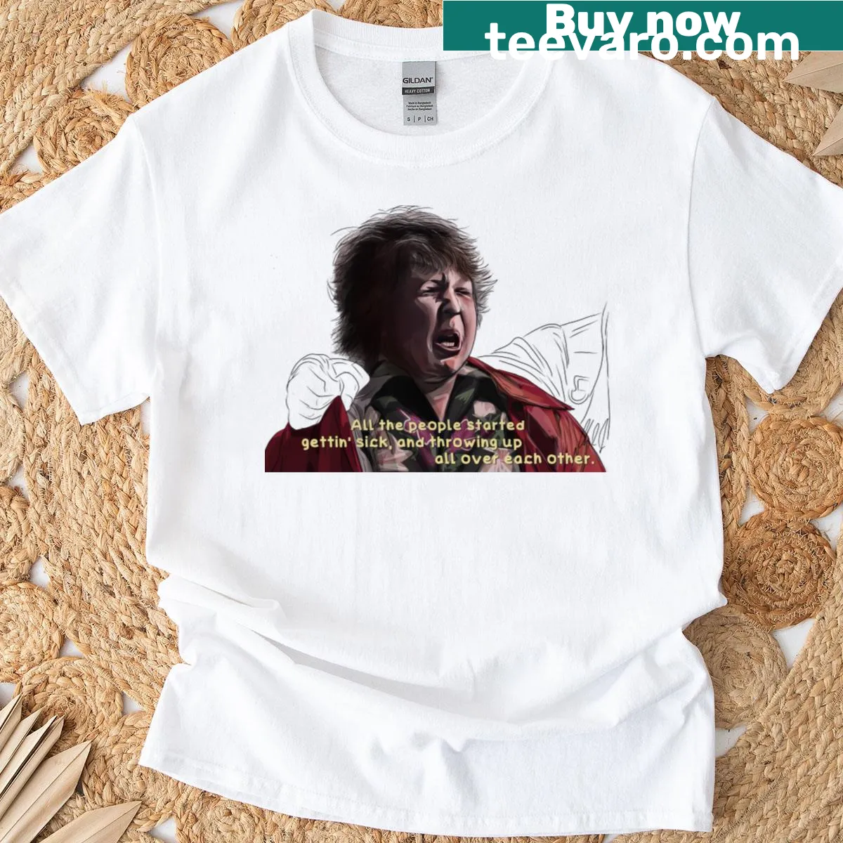 T-shirt featuring 'This Is The Worst Part' from The Goonies — on a men's t-shirt