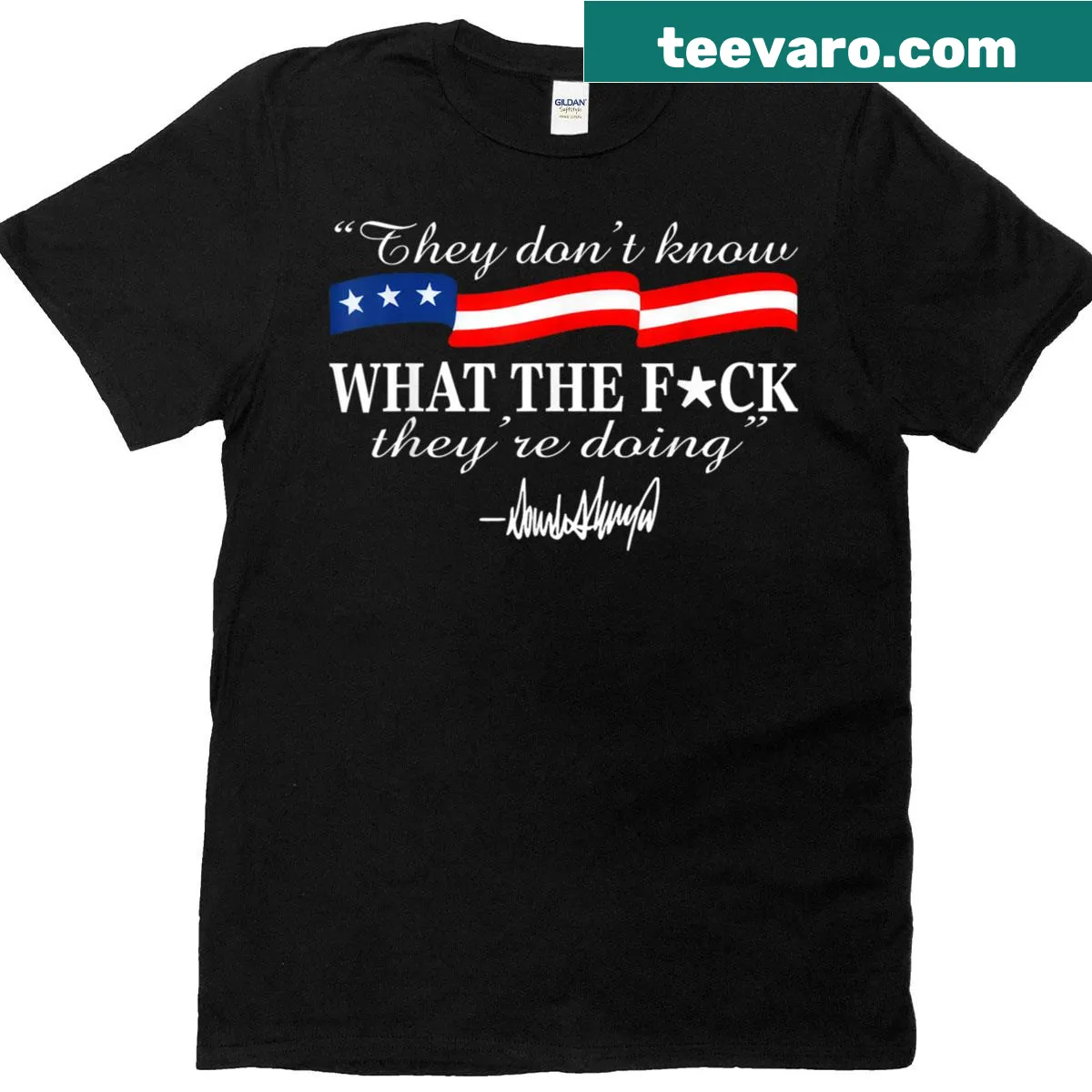 Sarcastic T-shirt with humorous text about uncertainty — on a men's t-shirt