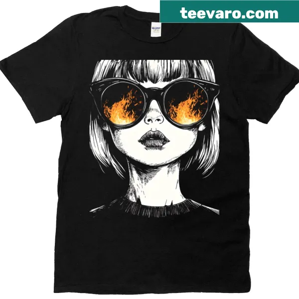 T-shirt with a playful phrase about enjoying the sun