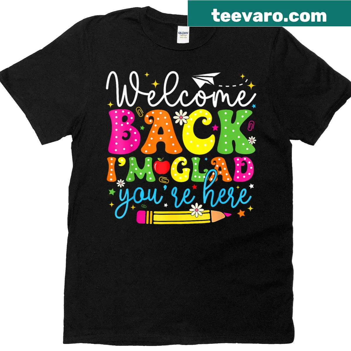 Teacher t-shirt expressing excitement for the school year. — on a men's t-shirt