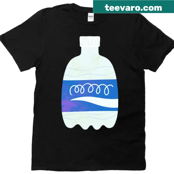Playful t-shirt featuring a carbonated drink design