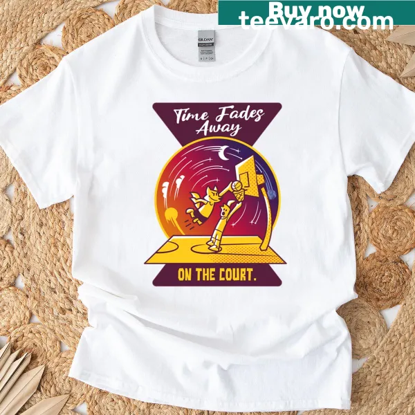 Inspirational basketball t-shirt with a flow state design