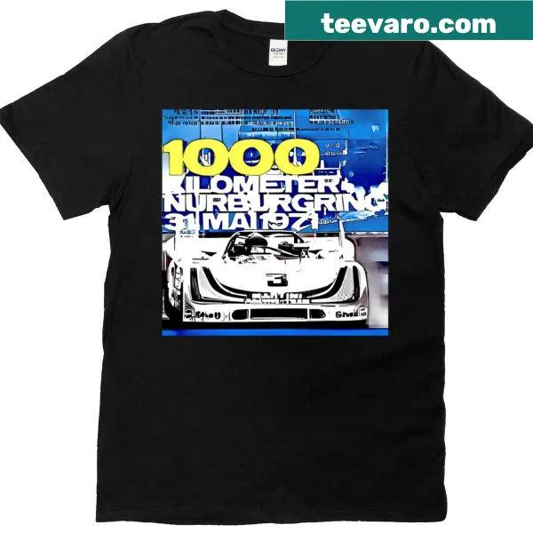 Vintage-inspired Nurburgring 1971 racing T-shirt