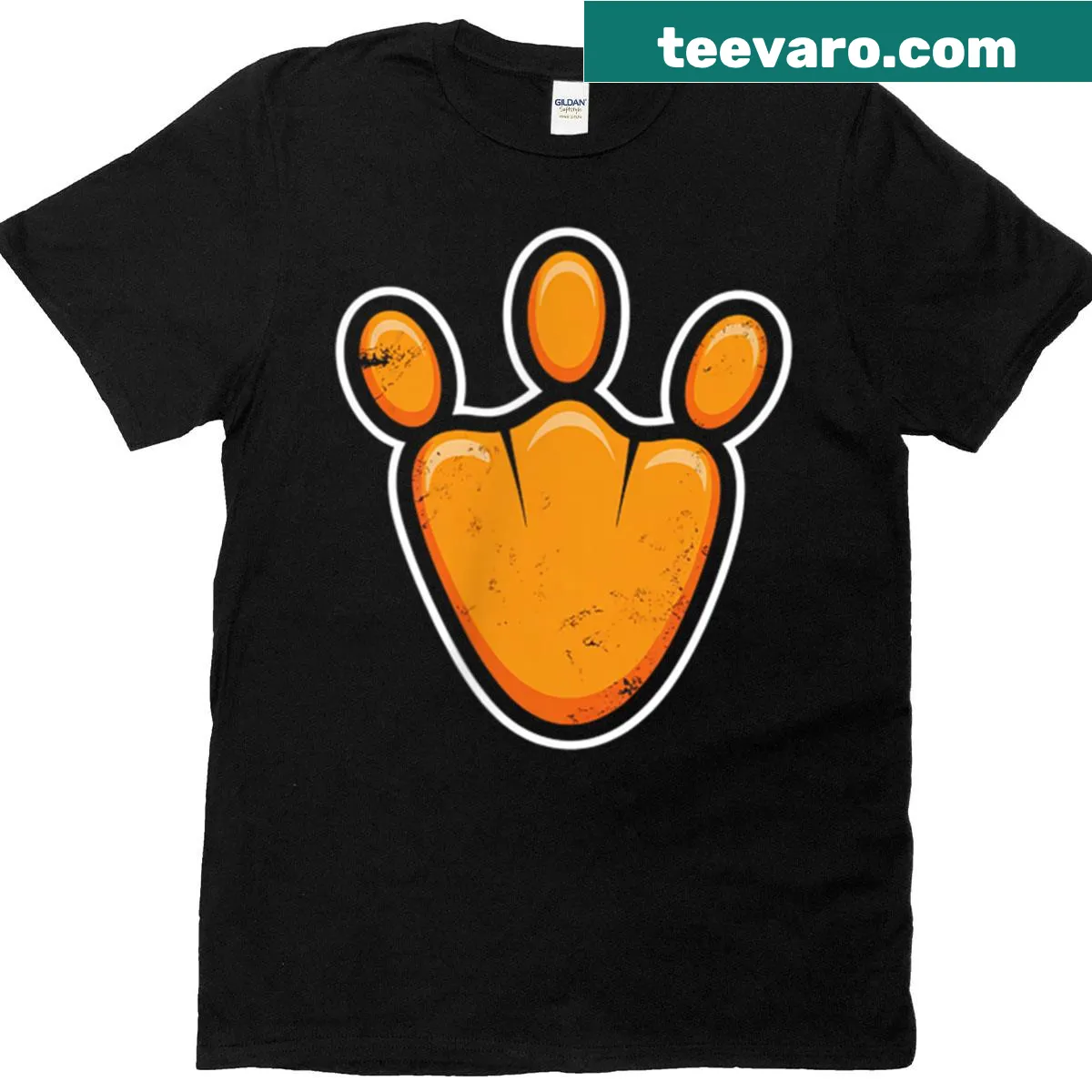 Cartoon duck design t-shirt for kids going back to school — on a men's t-shirt