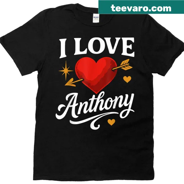 Sentimental t-shirt celebrating the name Anthony