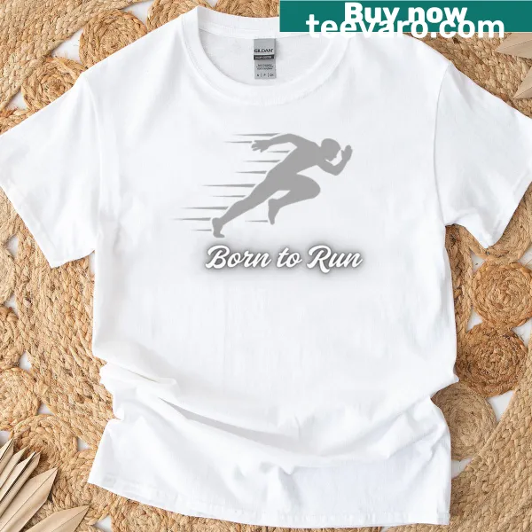 Motivational t-shirt designed for runners with inspiring message