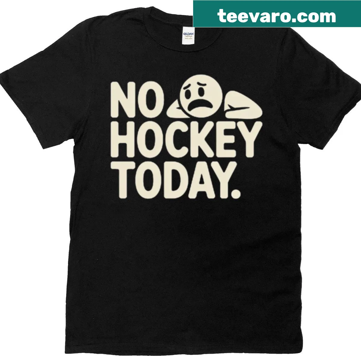 Funny minimalist stick figure sad sports fan t-shirt — on a men's t-shirt