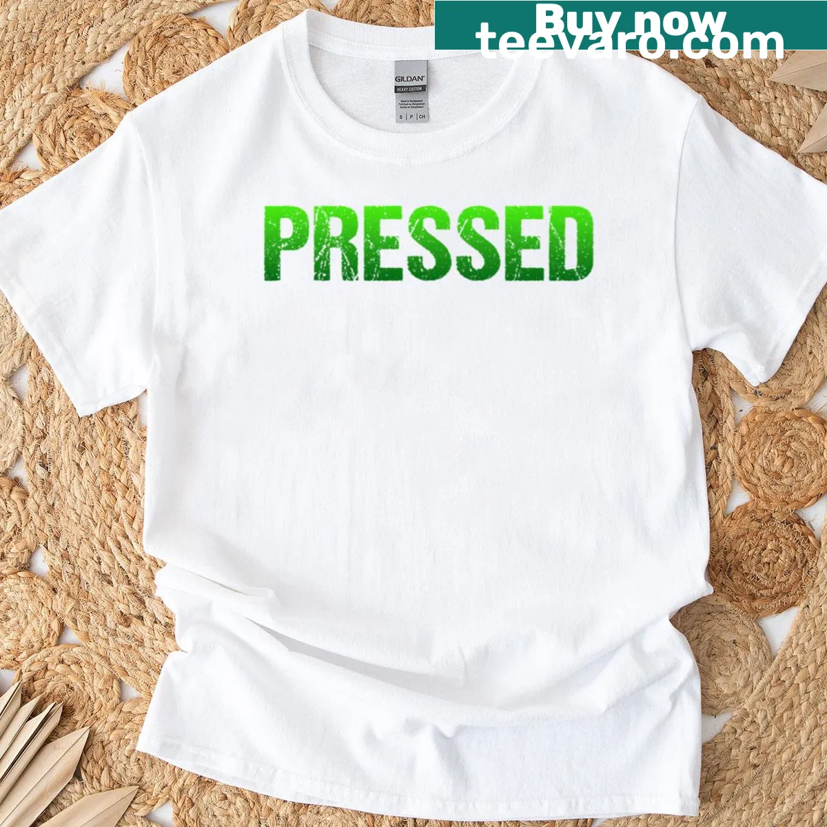 Oversized T-shirt with a unique graphic design — on a men's t-shirt