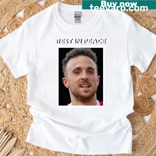 Humorous T-shirt dedicated to Diogo Jota with a playful design