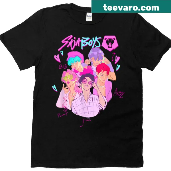 Heartthrob Kpop demon hunters graphic on a stylish t-shirt