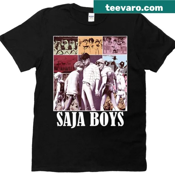 Band T-shirt featuring Saja Boys name in bold design