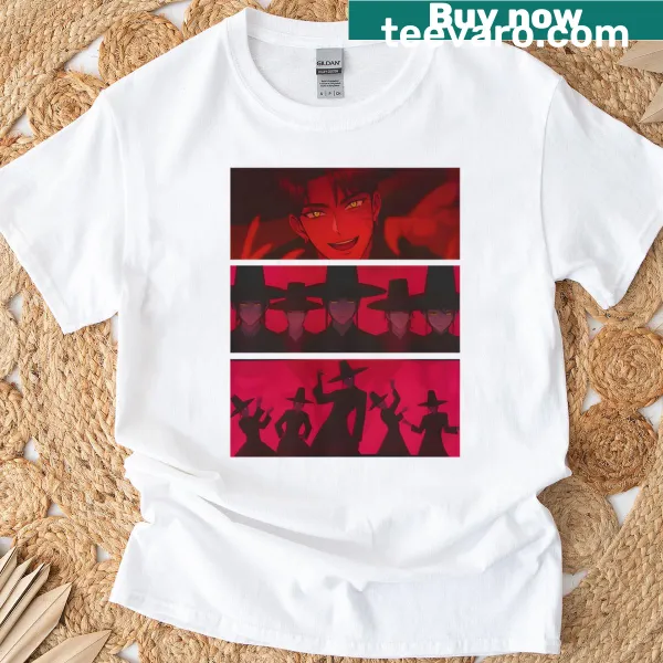 Demon Hunters Dance T-shirt with playful graphic design.