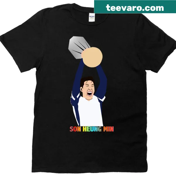 Oversized T-shirt with illustration of Son Heung Min