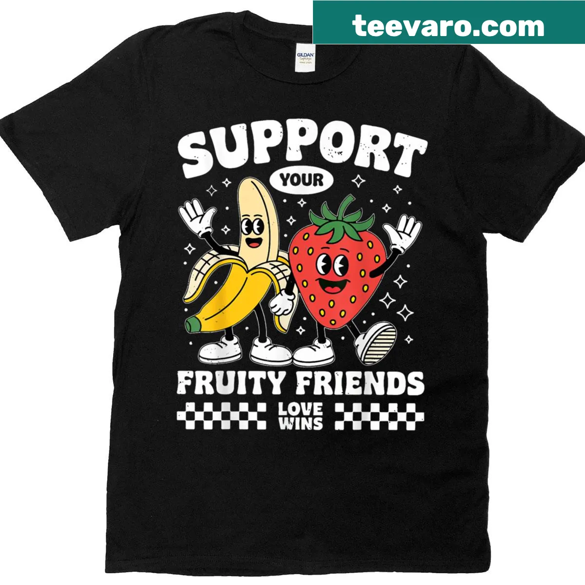 Funny LGBTQ ally t-shirt with supportive text — on a men's t-shirt