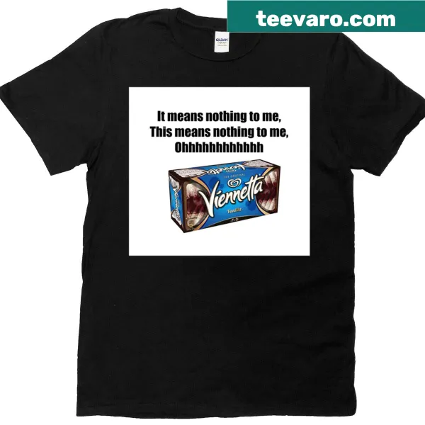 T-shirt featuring a parody design inspired by Ultravox's Vienna