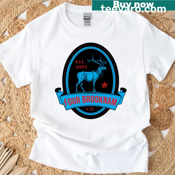 Minimalist T-shirt featuring the number 4 in a clean design.