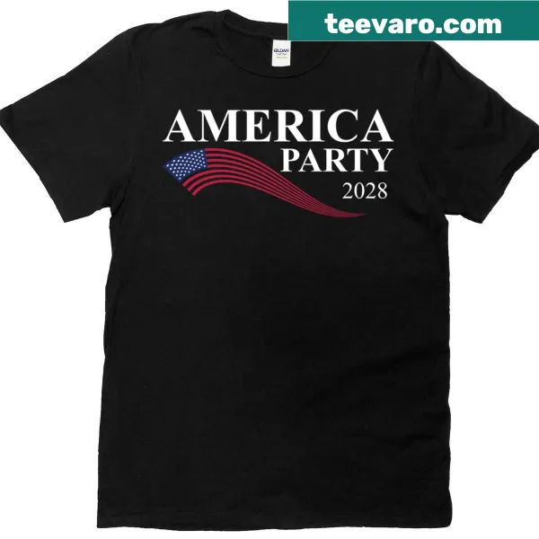 Patriotic T-shirt with an American party slogan