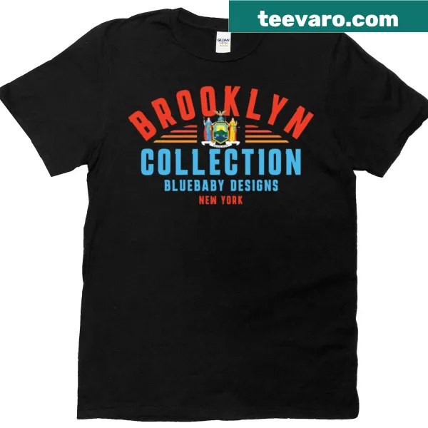 Stylish T-shirt from the Brooklyn Collection featuring typographic design.