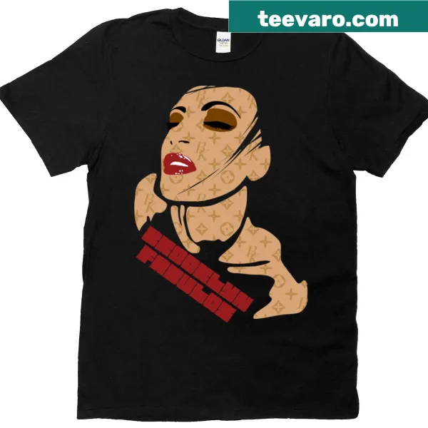 Playful T-shirt featuring the word 'Fabulos' in bold typography.