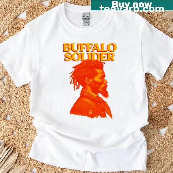 Illustrative Buffalo Soldier graphic T-shirt