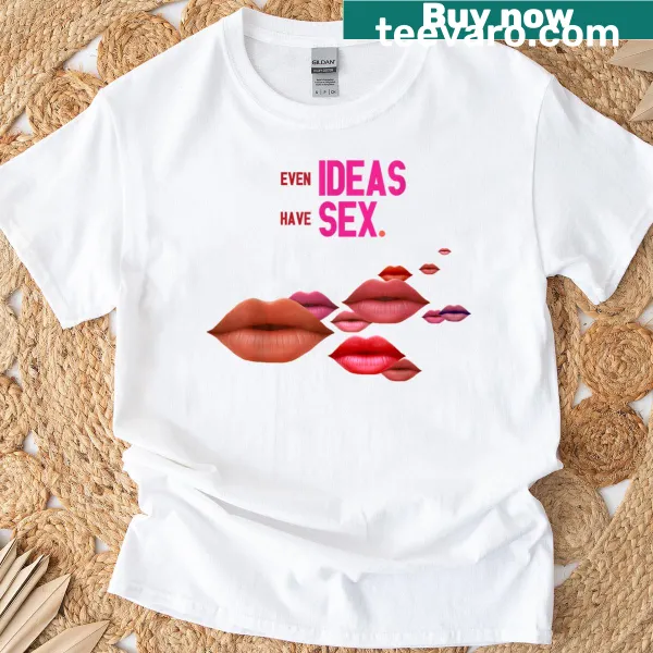 Inspirational typography graphic about creativity on a T-shirt