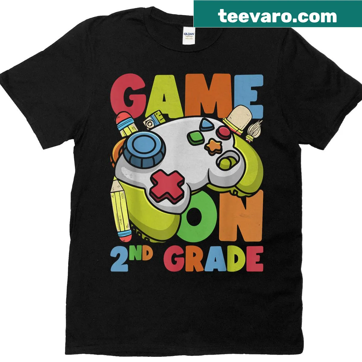 Second Grade Level Unlocked T-shirt for kids celebrating back to school — on a men's t-shirt