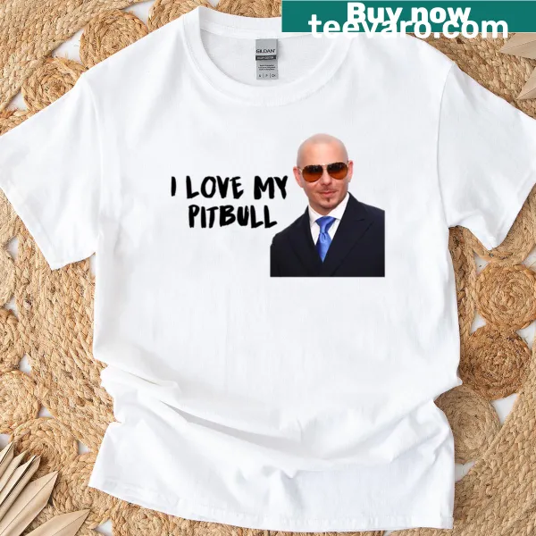 T-shirt expressing love for pitbulls
