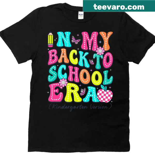 Funny back-to-school t-shirt for kindergarten kids with playful text