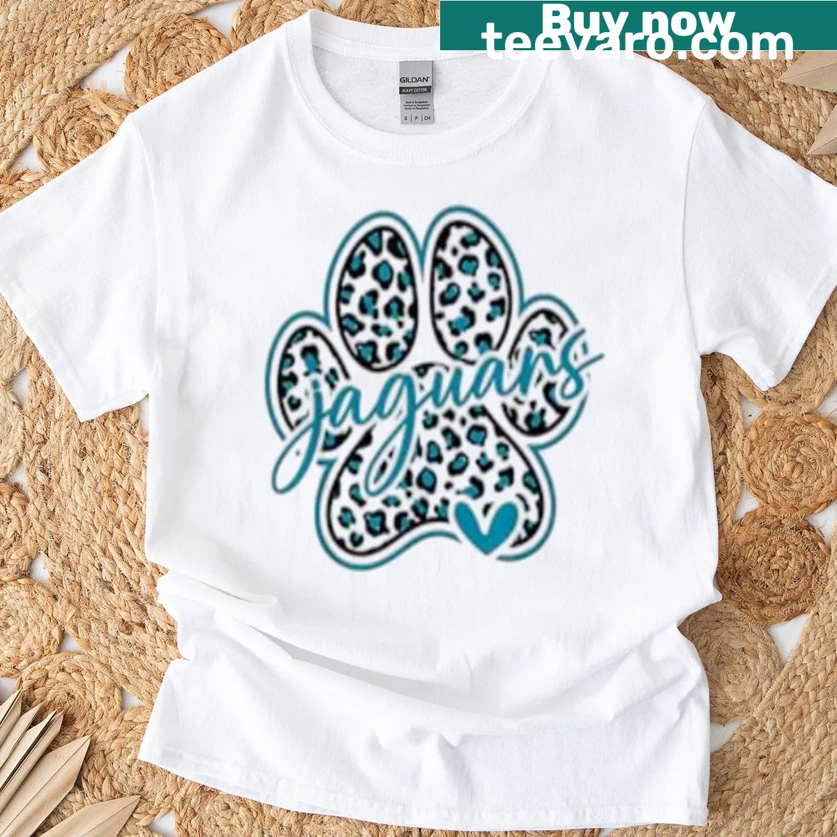 Jaguars team spirit T-shirt designed for school sports — on a men's t-shirt