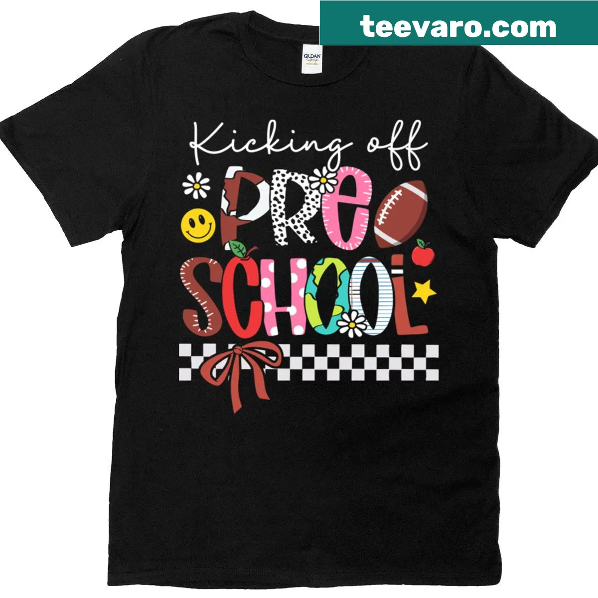 T-shirt celebrating the first day of preschool — on a men's t-shirt