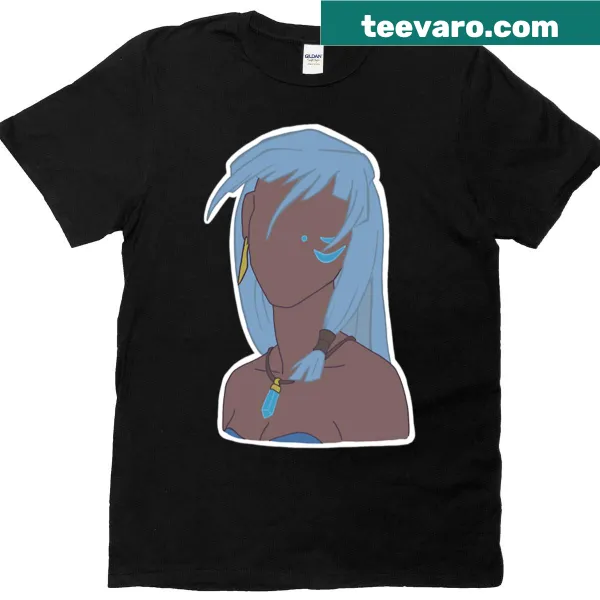 T-shirt featuring Kida from Atlantis in a fantasy illustration