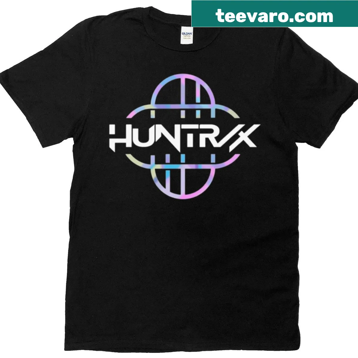 Oversized t-shirt with Kpop demon hunter graphics — on a men's t-shirt